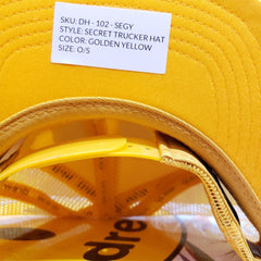 Secret Trucker Hat "Golden Yellow"