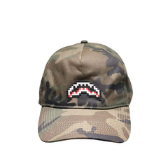 Buy 8-Bit Shark Mouth Hat - Green Camo Online