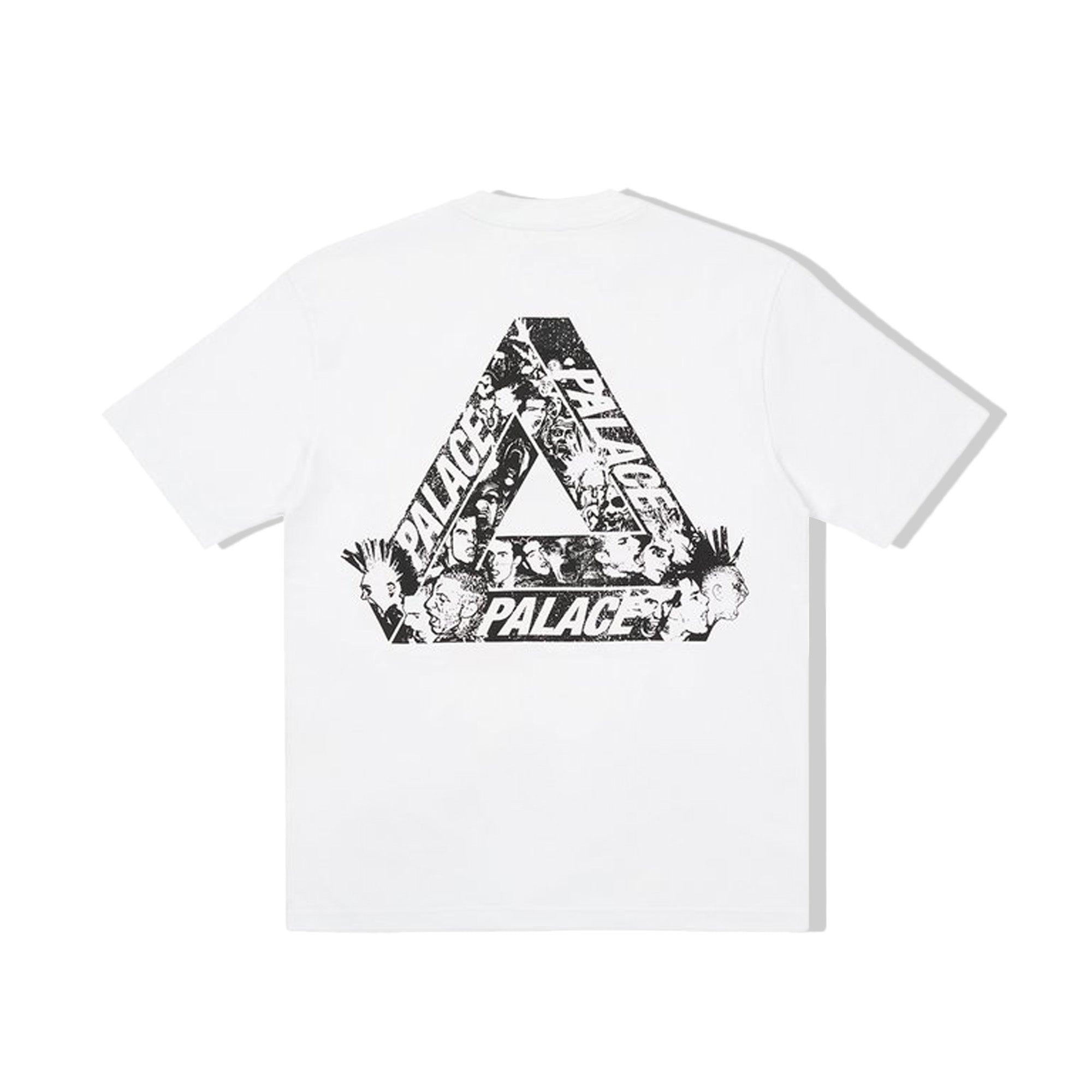 Buy Palace Palace Tri-Heads White T-Shirt Online