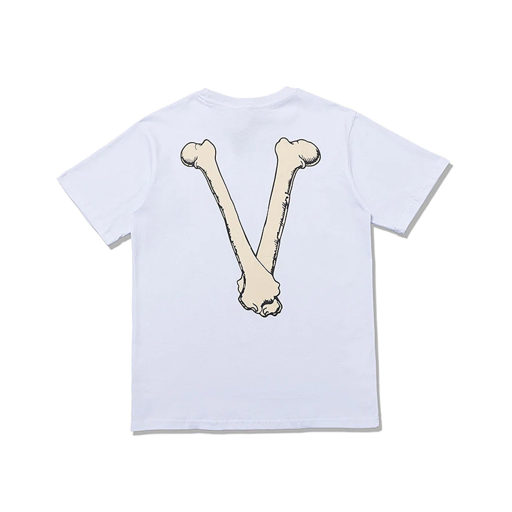 Vlone Bones Cotton White T-Shirt
