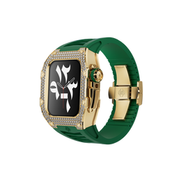 غولدن كونسبت Apple Watch Case Series 7 أخضر / ذهبي 41 مم