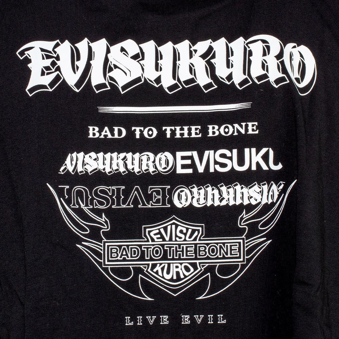 Buy Evisu Women'S Evisukuro Slogans Asymmetric S/S Tee Online